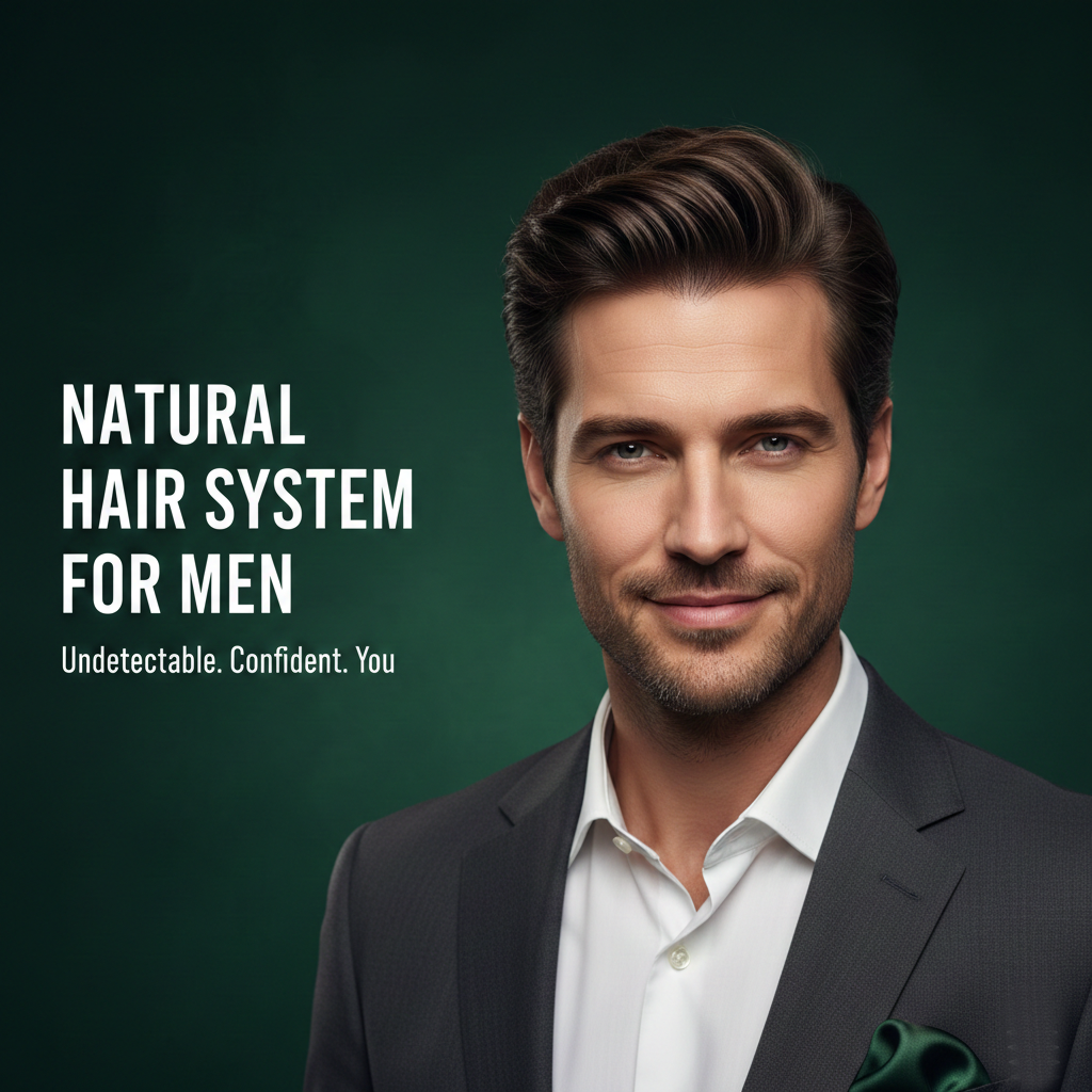 Natural Hair System For Men